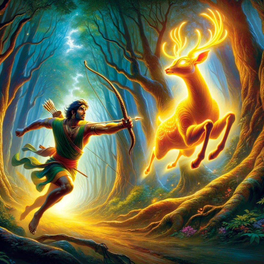 Rama Pursues the Stag